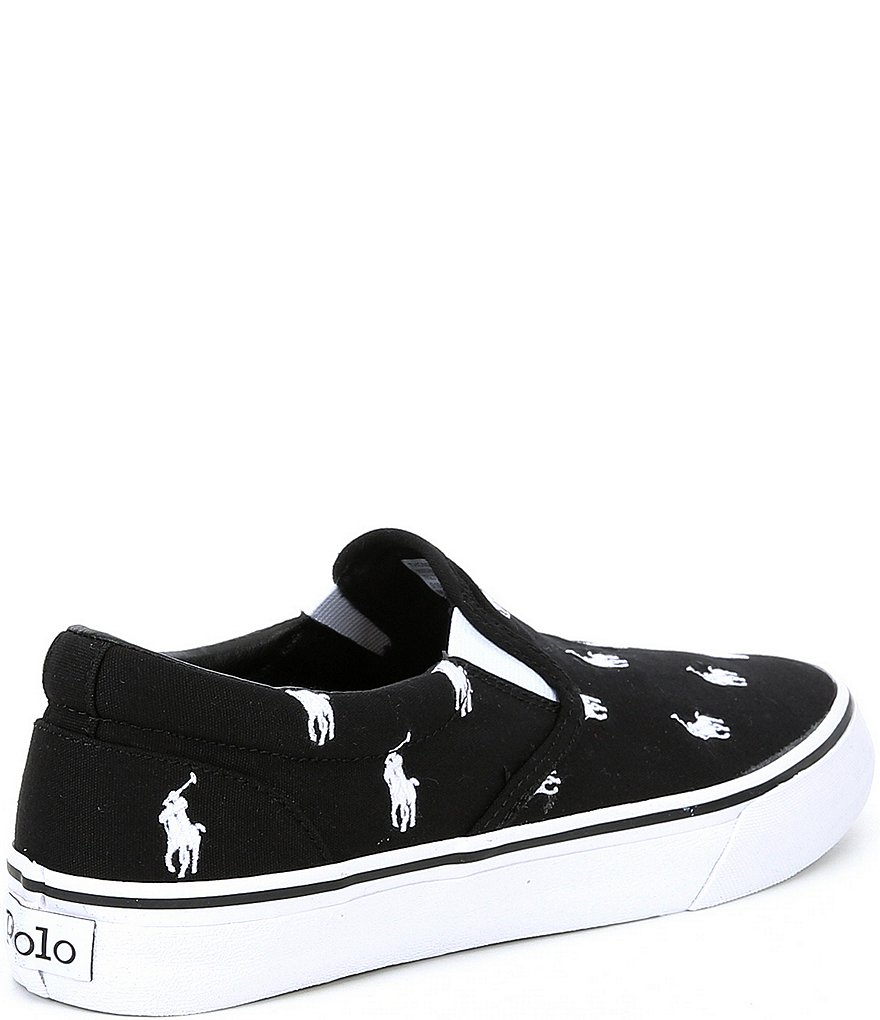 Polo Ralph Lauren Men's Thompson Logo Printed Slip-On Sneakers