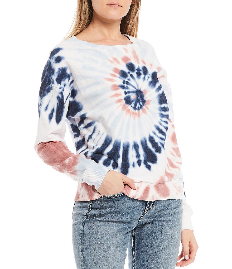Miss Chievous Swirl Tie-Dye Sweatshirt