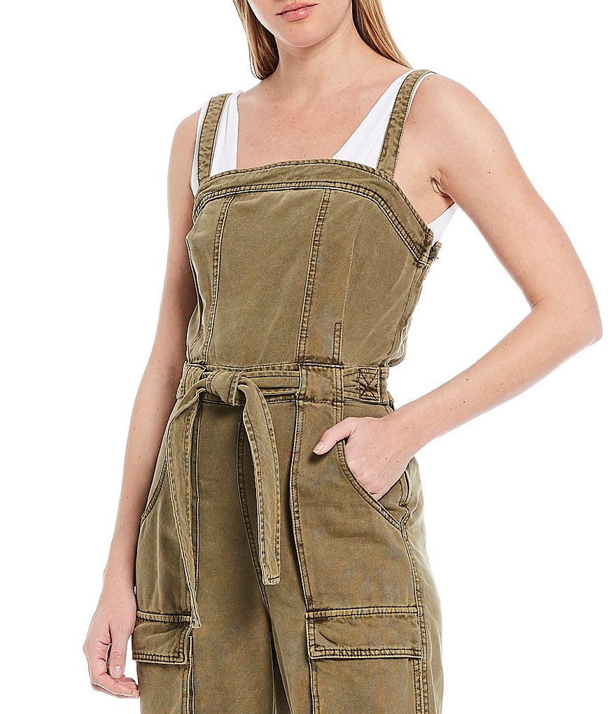 A Loves A Paper Bag Waist Romper