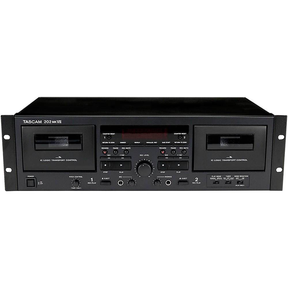 Tascam 202MKVII Rackmount USB Dual Cassette Deck