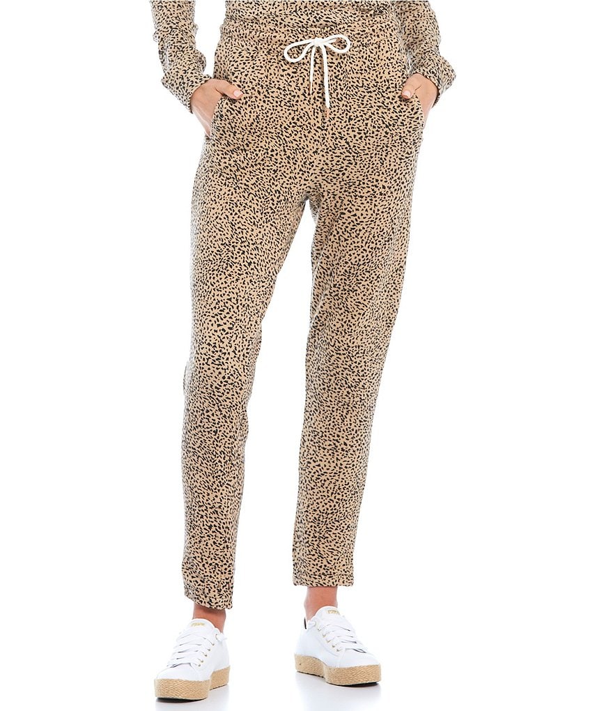 Volcom Coordinating Animal Print Lil Fleece Pants