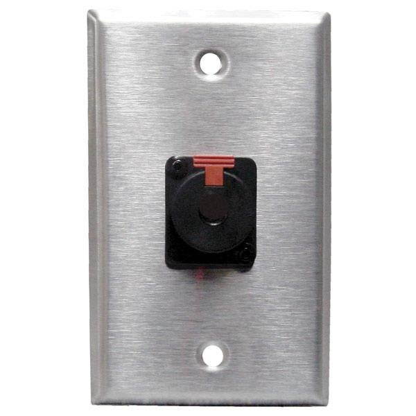 RapcoHorizon SP1 NJ3FP Wall Plate (with 1 Female Locking 1/4" Jack)