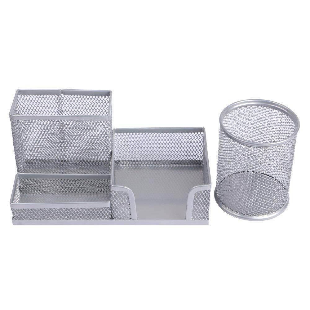 Eagle Mesh Wire Multi-functional Desk Organizer/Pen holder,With a Movable Pencil Cup