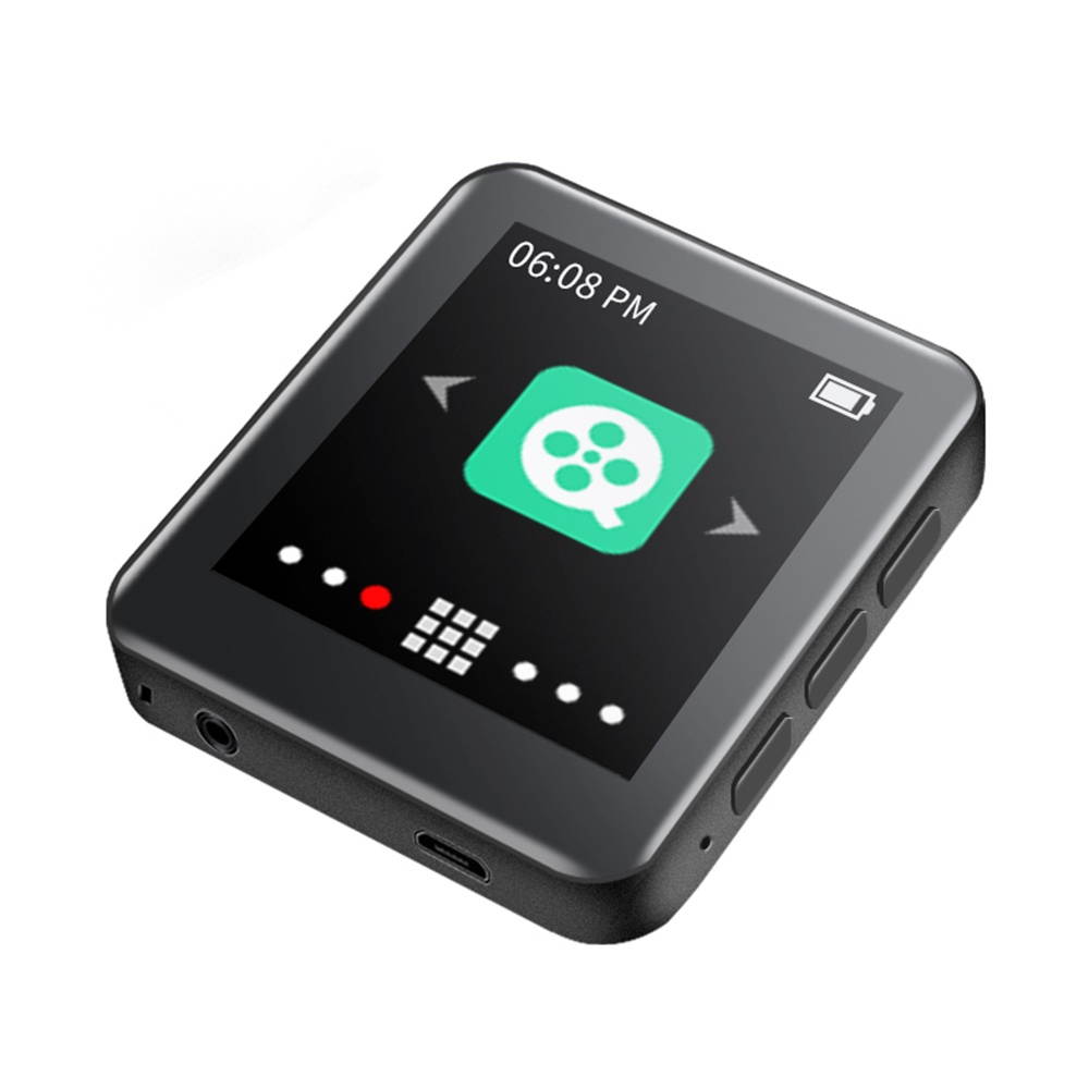 RUIZU M4 Portable Mini MP3 Player 1.8" Full Touch Screen FM Radio E-book Pedometer Video Player HiFi Music Player