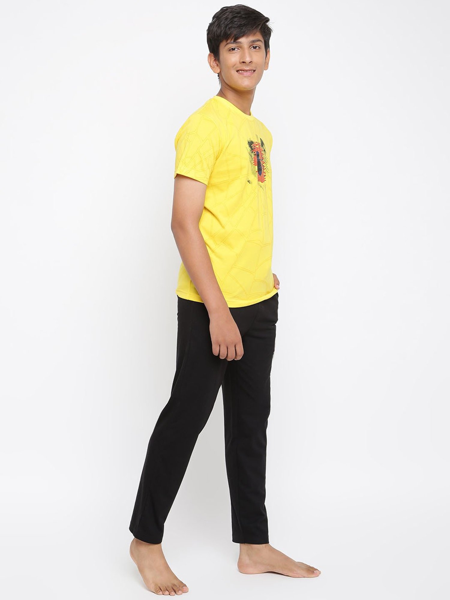 Nite Flite Boys Multicolor Cotton Printed T-Shirt & Pyjama