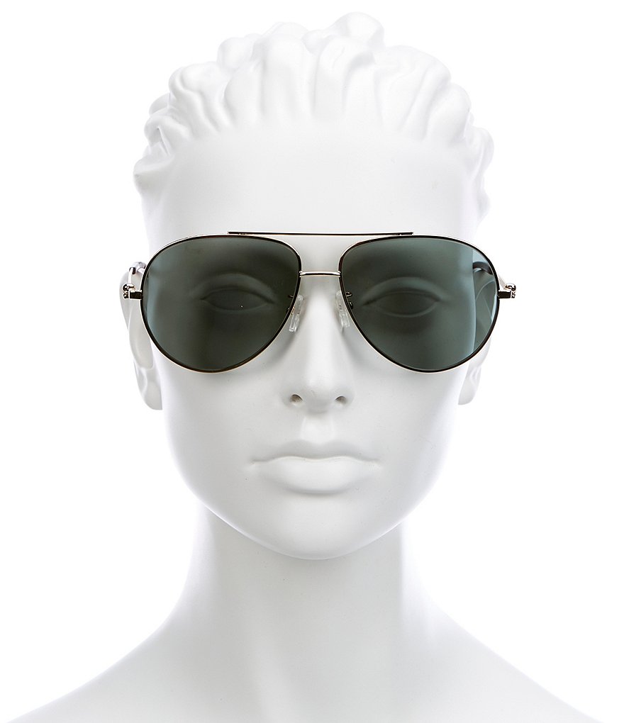 Alexander McQueen Aviator Gold Sunglasses