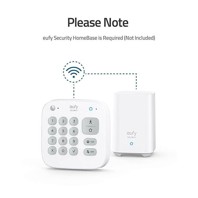 Security Keypad Home Security System Home Alarm System 180Day Battery HomeAwayOff Modes Security System Wireless Requires  Security HomeBase Control HomeBaseConnected Devices