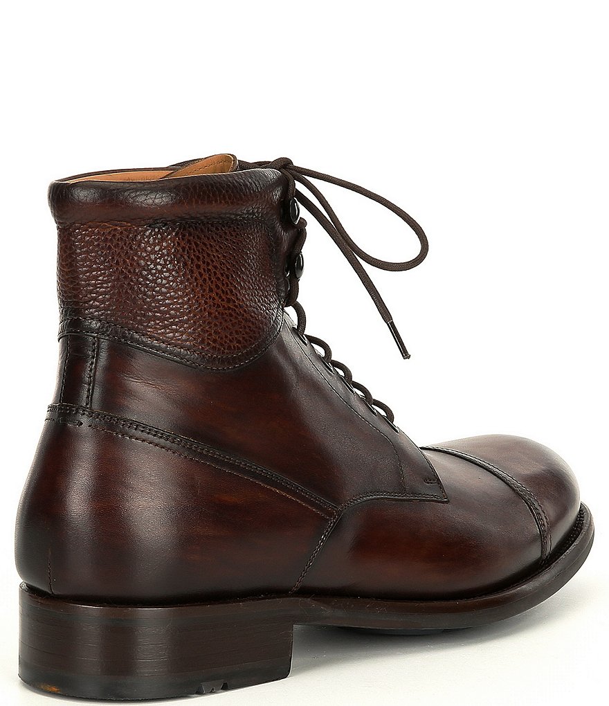 Magnanni Men's Peyton II Cap Toe Lace-Up Boots