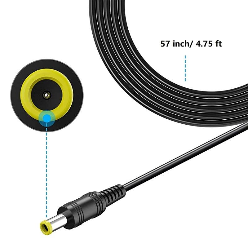 12V Power Cord for Sony BluRay Disc DVD Players BDPSeries BDPS1700 BDPS3200 BDPS3500 BDPS3700 BDPS6500 12 Volt Replacement for Sony ACM1208UC AC Adapter