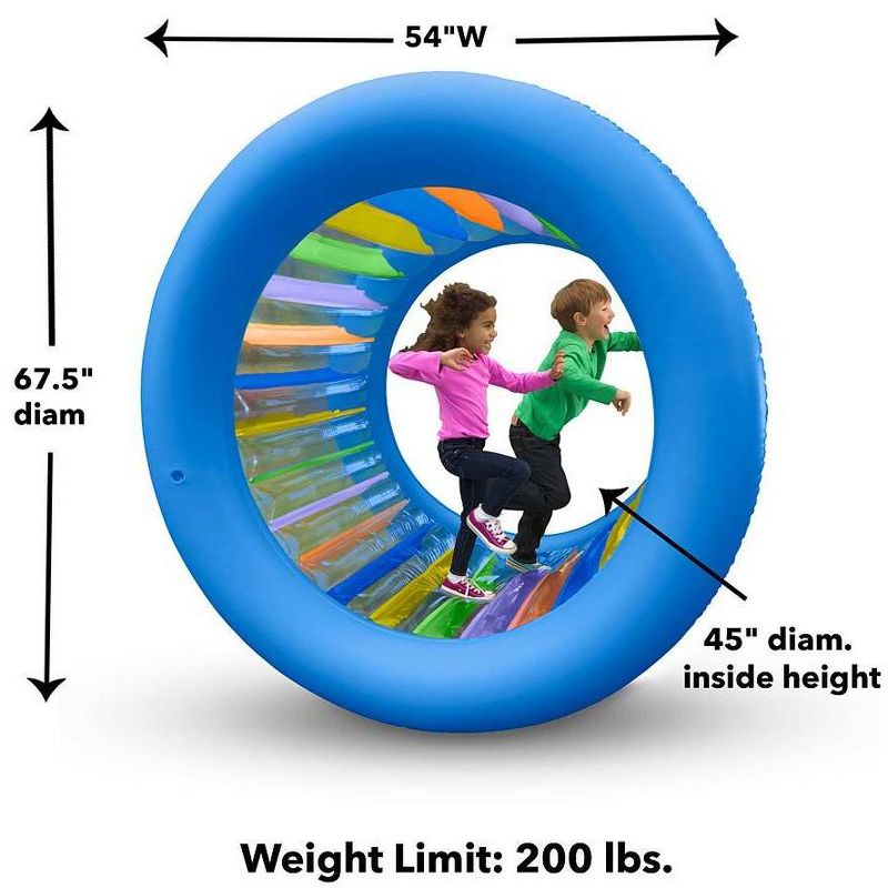 Costway Inflatable Water Slide Crab Dual Slide Bounce House Splash Pool W/ 950W Blower