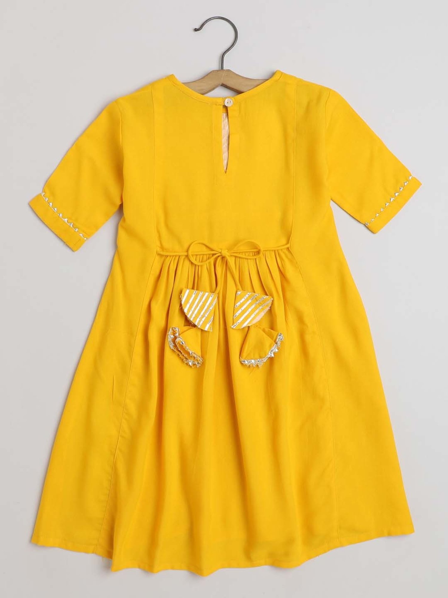 Many Frocks Kids Blue Embellished Top with Plazzos