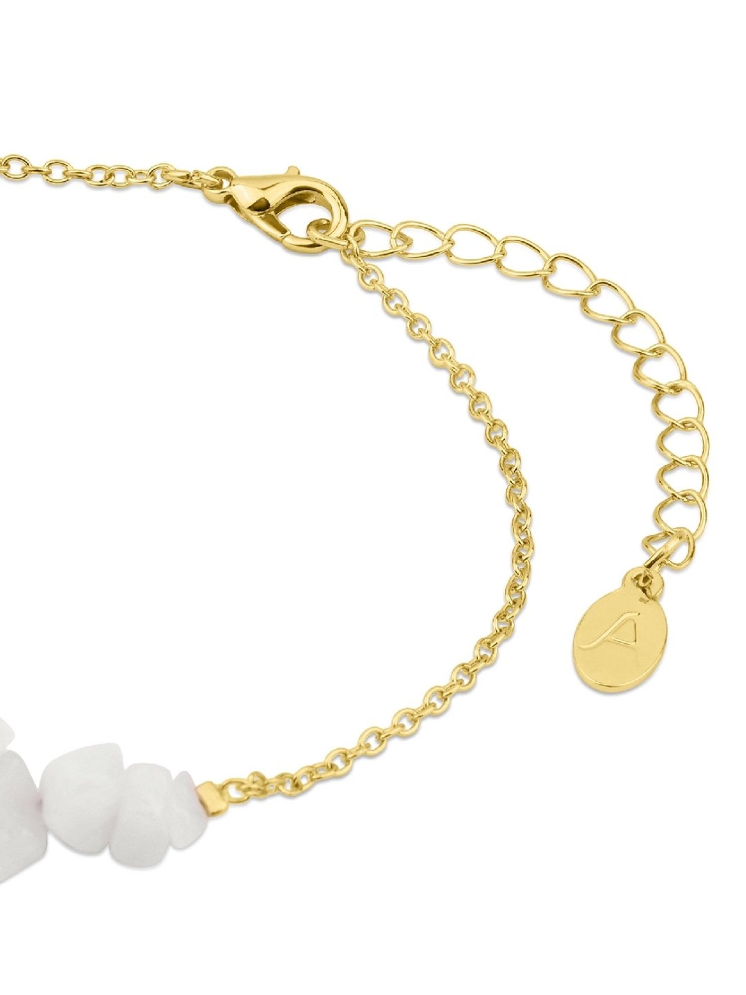 Accessorize London Women'S GoldRaw Stone Anklet