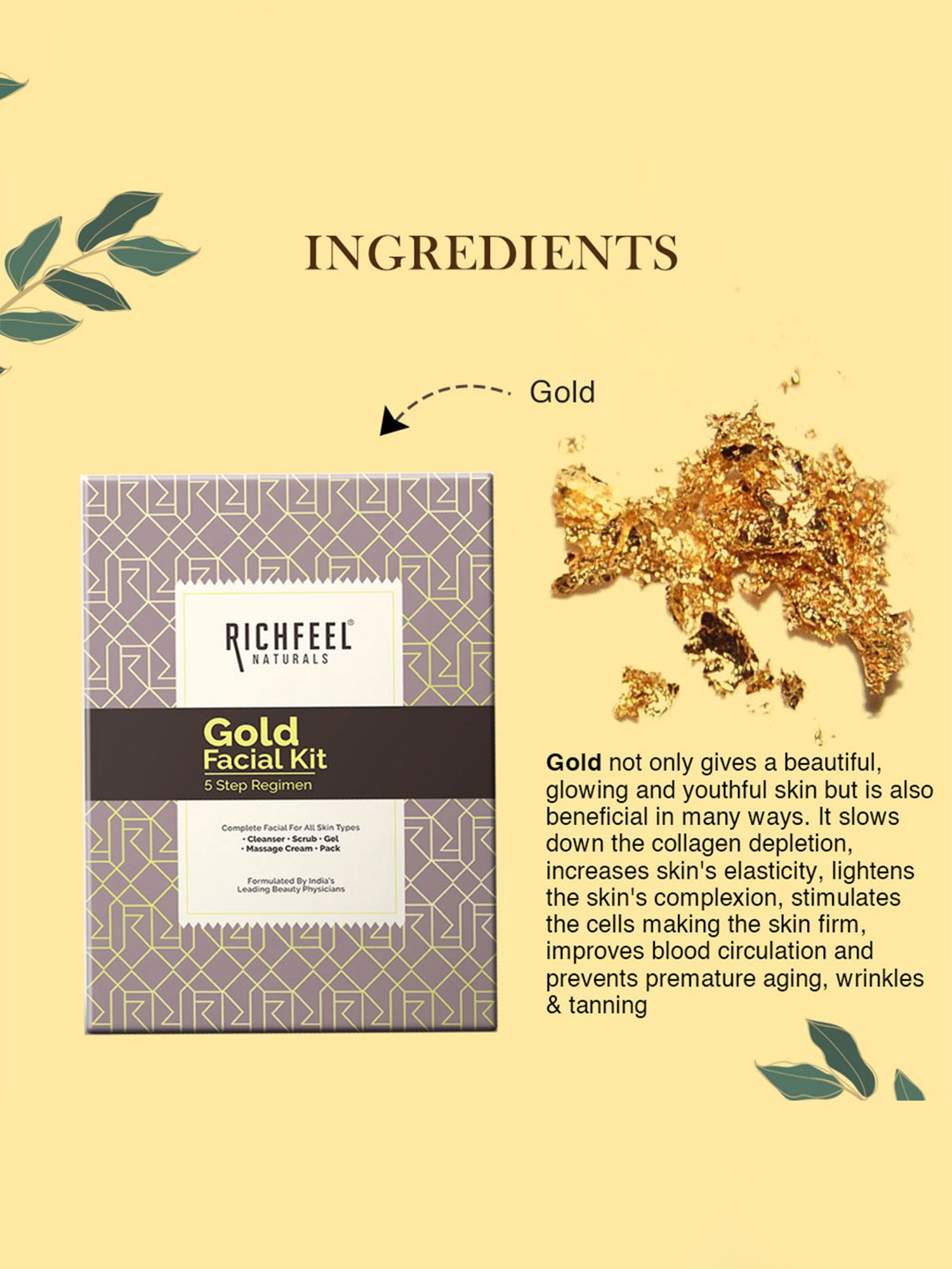 Richfeel Gold Facial Kit