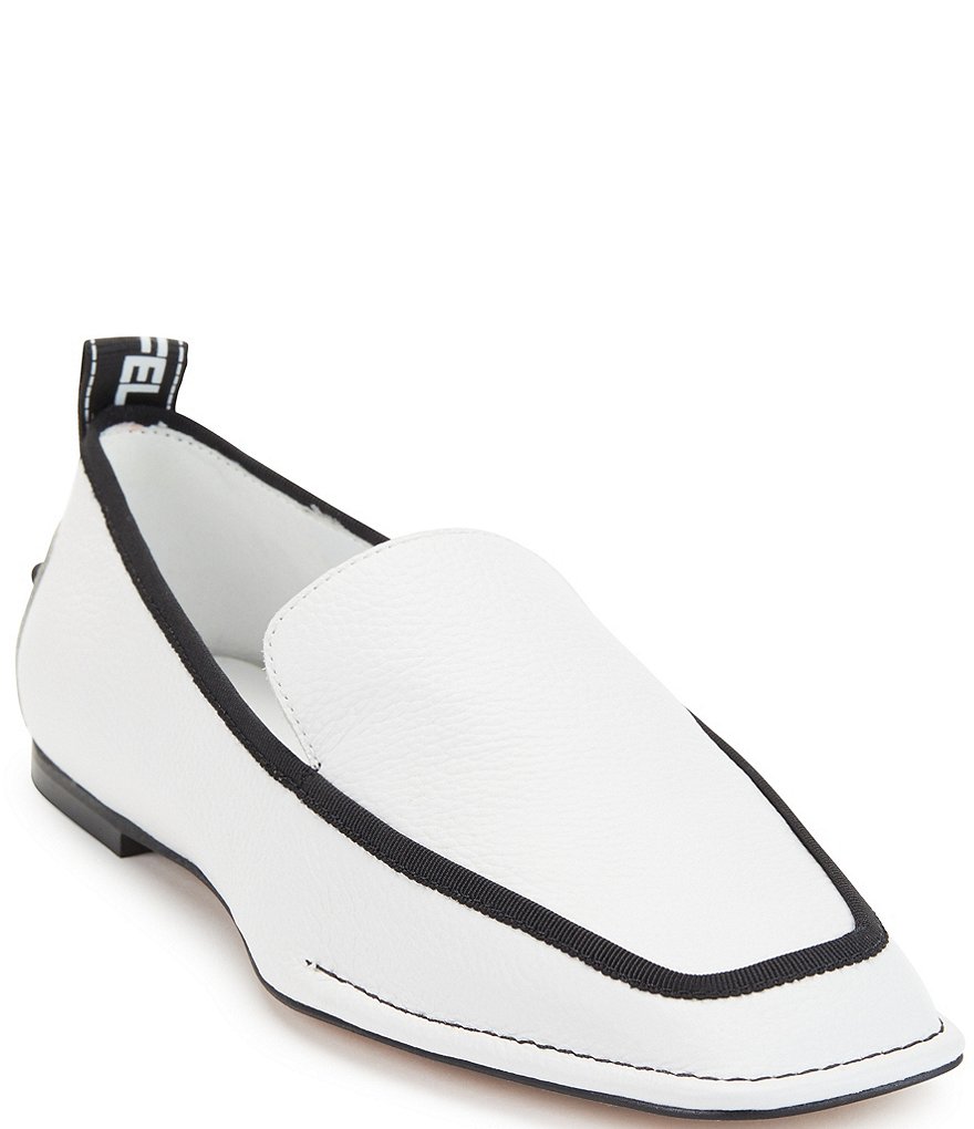 Jack Rogers Blair Pointed Toe Bow Leather Flats