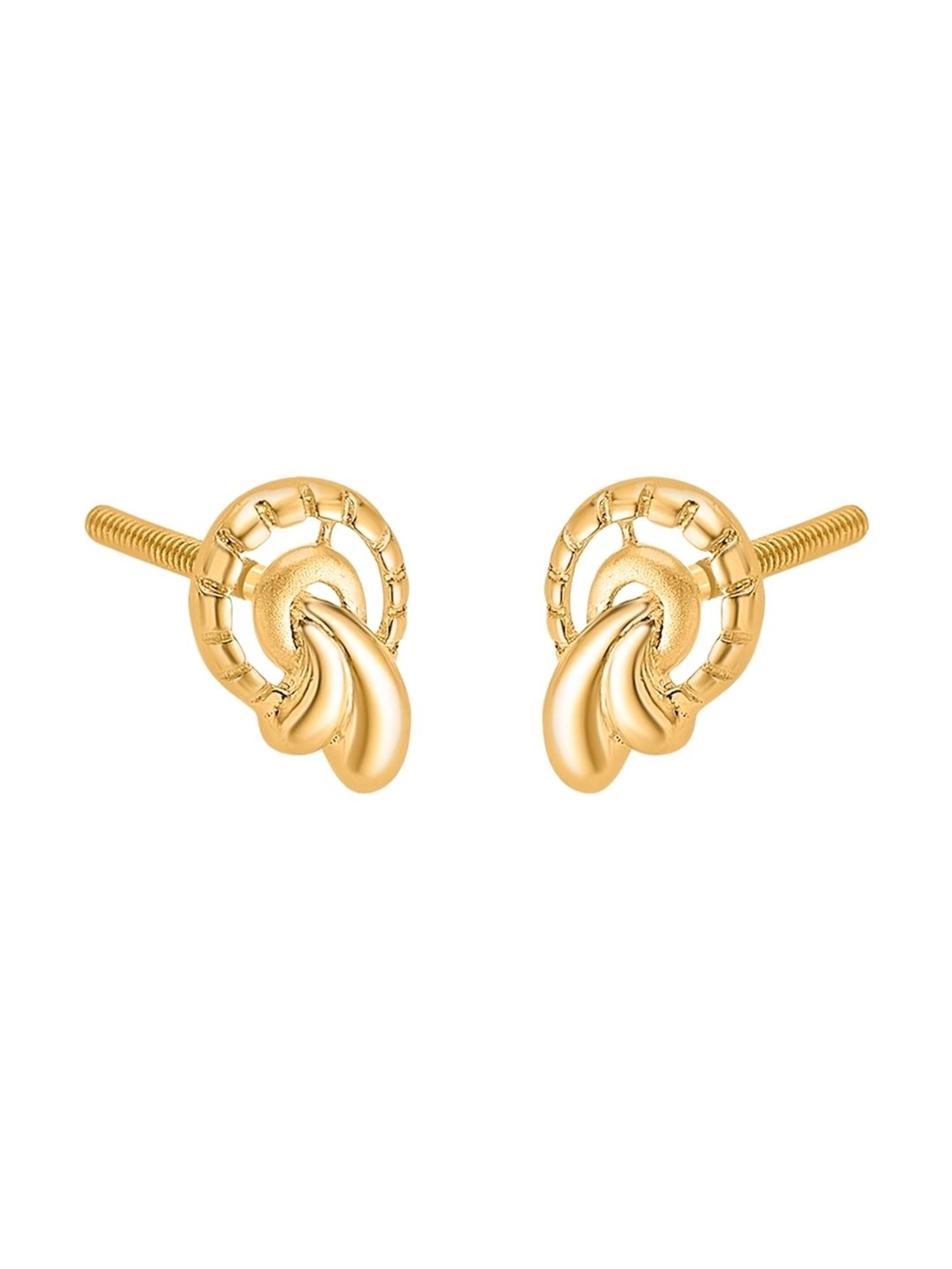 P.C. Chandra Jewellers 14 kt Gold Earrings