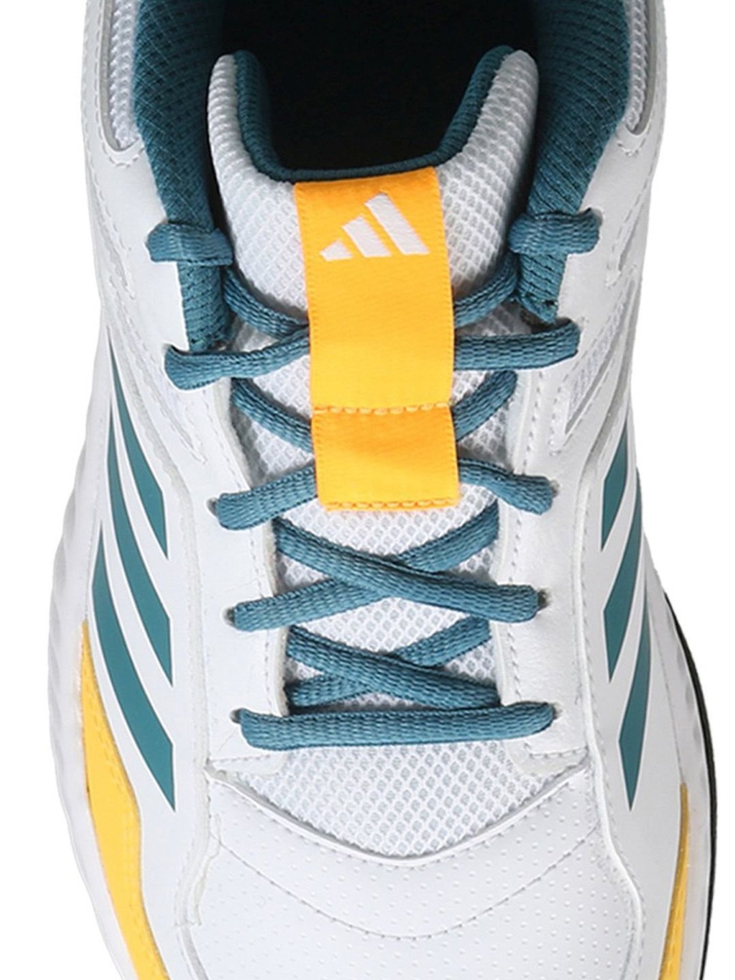 Adidas Men's Cri Rise V2 White Cricket Shoes