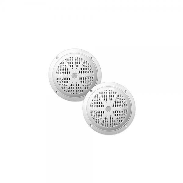 Pyle PLMR41W Dual 4.0'' Waterproof Marine Speakers, 2-Way Full Range Stereo Sound, 100 Watt, White (Pair)