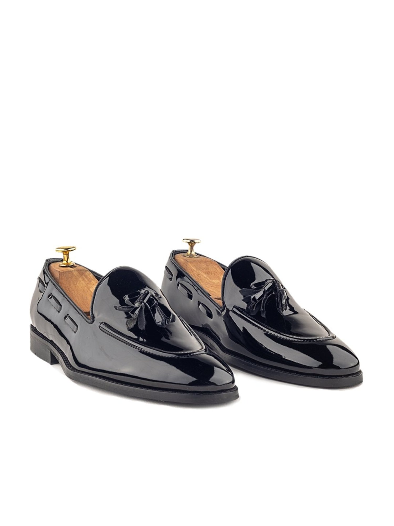 Griffin Men's PHILLIPPE NAPPA Black Boat Shoes