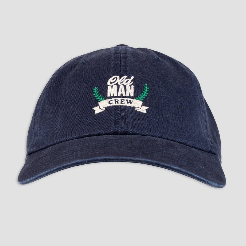 Wemco Men's Father's Day Old Man Crew Baseball Hat - Navy One Size