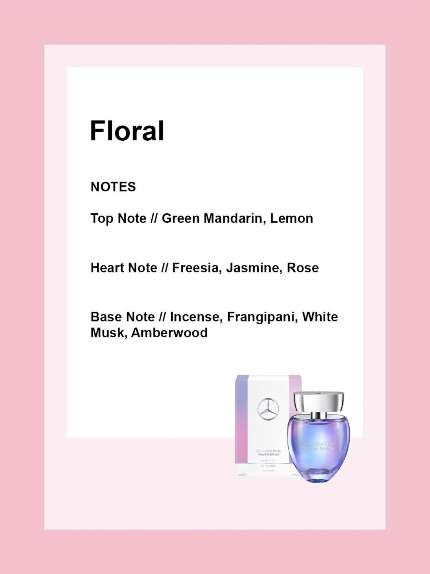 Mercedes-Benz Fanciful Edition Eau de Toilette for Women - 90 ml