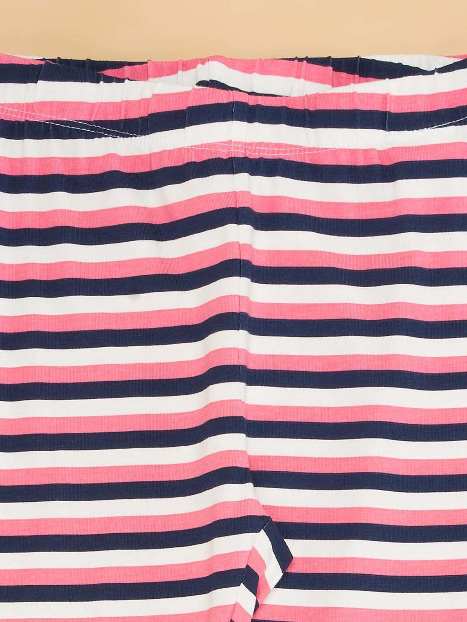 Bonjour Girls Light Grey Printed Tights