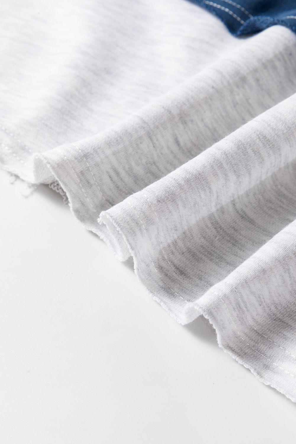 Khaki Plain Drop Shoulder Ribbed Trim Oversized Sweatshirt