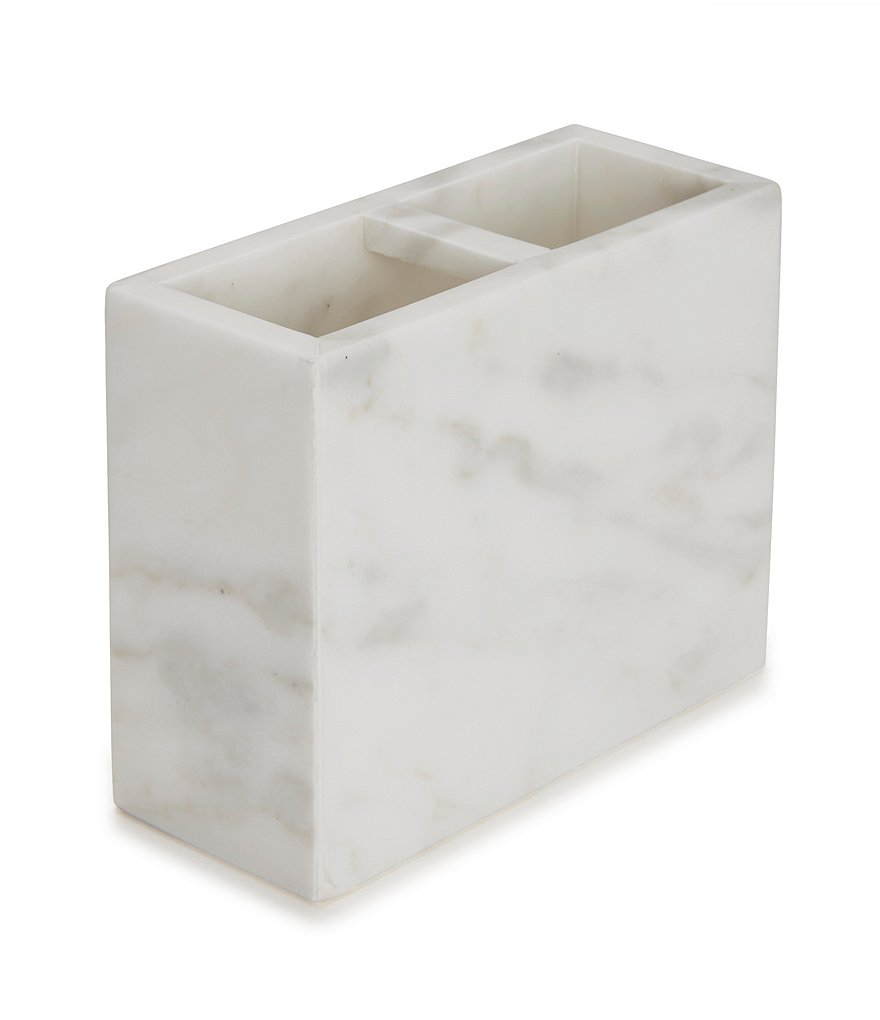 Kassatex Marmol Marble Toothbrush Holder