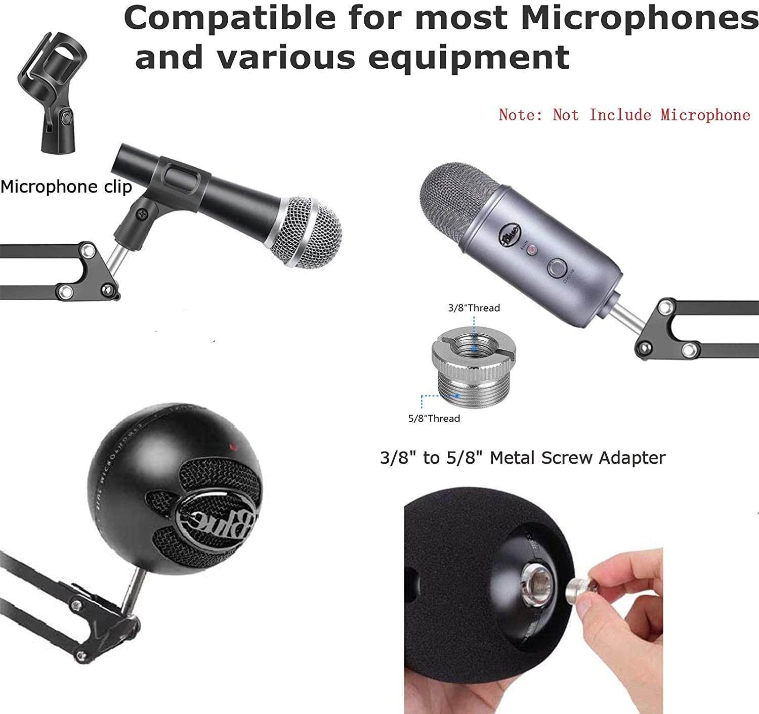 gold--BM800 Professional Suspension Microphone Kit Studio Live Stream Broadcasting Recording Condenser Microphone Set