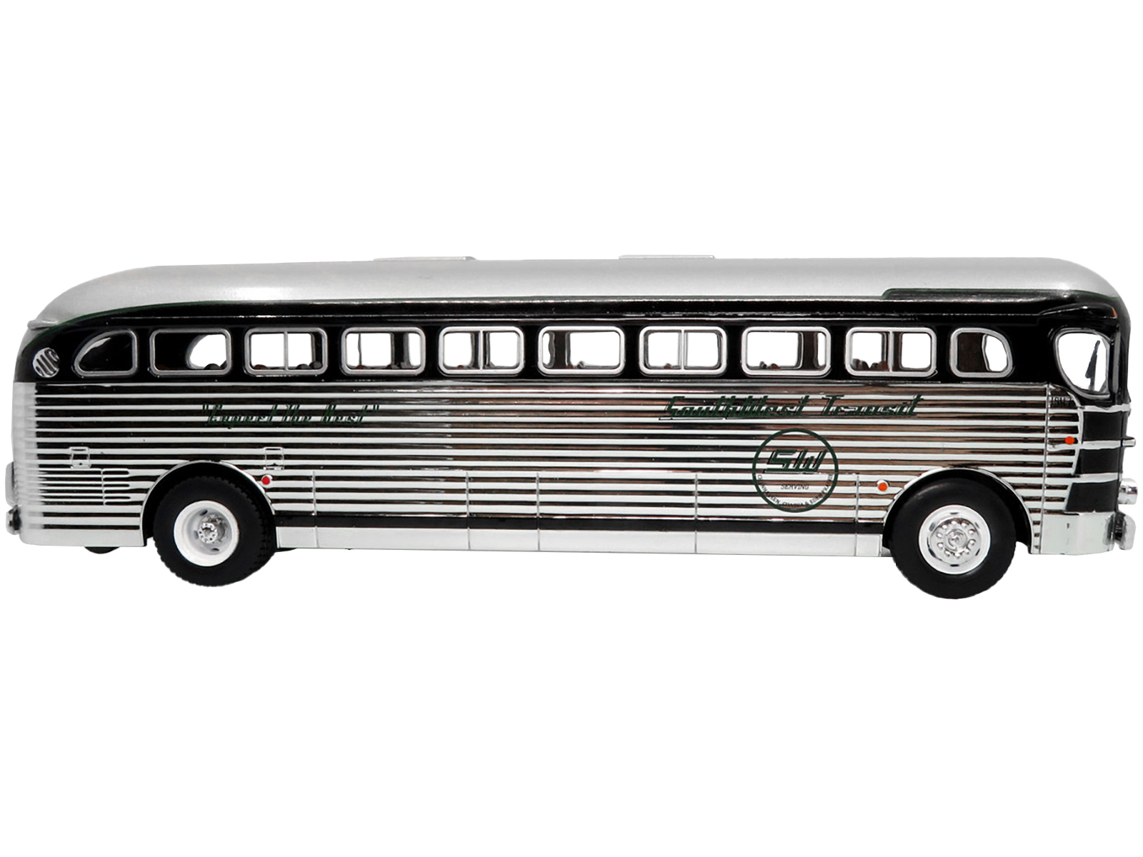 MCI Classic City Bus Plain White "Vintage Bus & Motorcoach Collection" 1/87 Diecast Model by Iconic Replicas