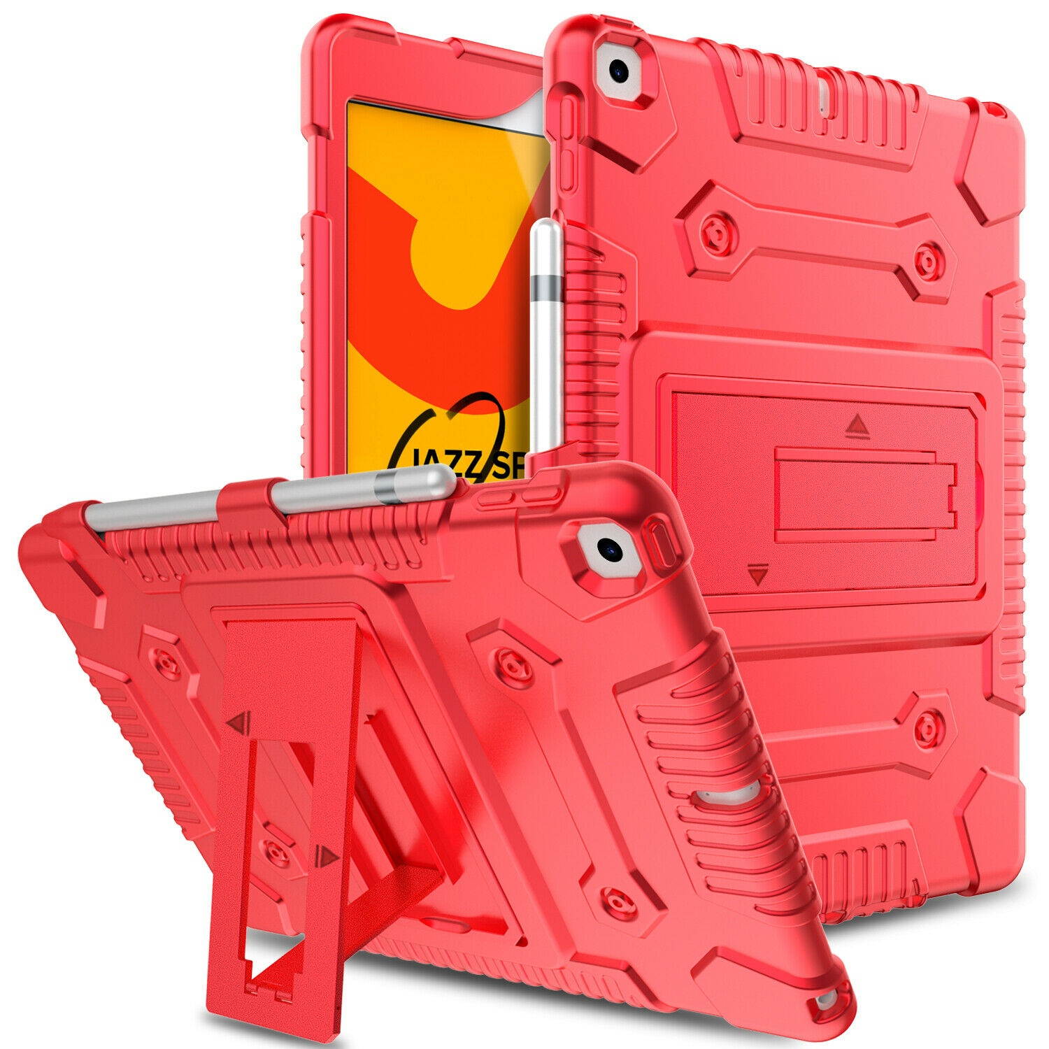 For iPad 7th Generon 10.2'' 2019 Tablet Case Pencil Holder / Screen Protector