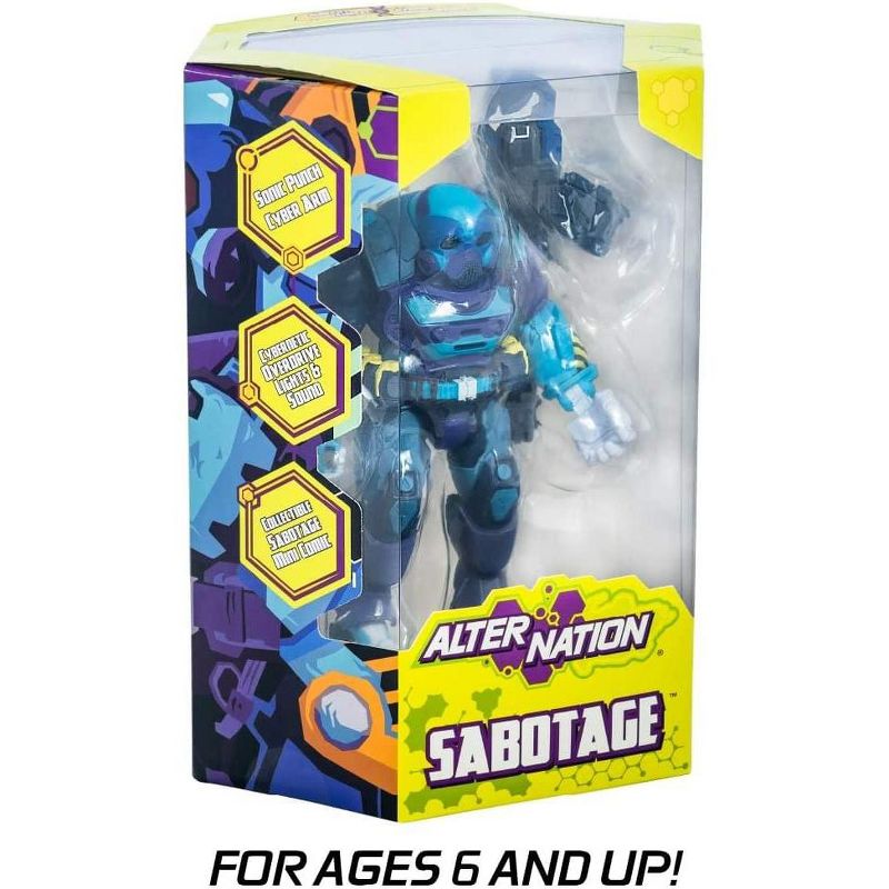 Panda Mony Toy Brands Alter Nation 6.5 Inch Phase 1 Action Figure | Sabotage
