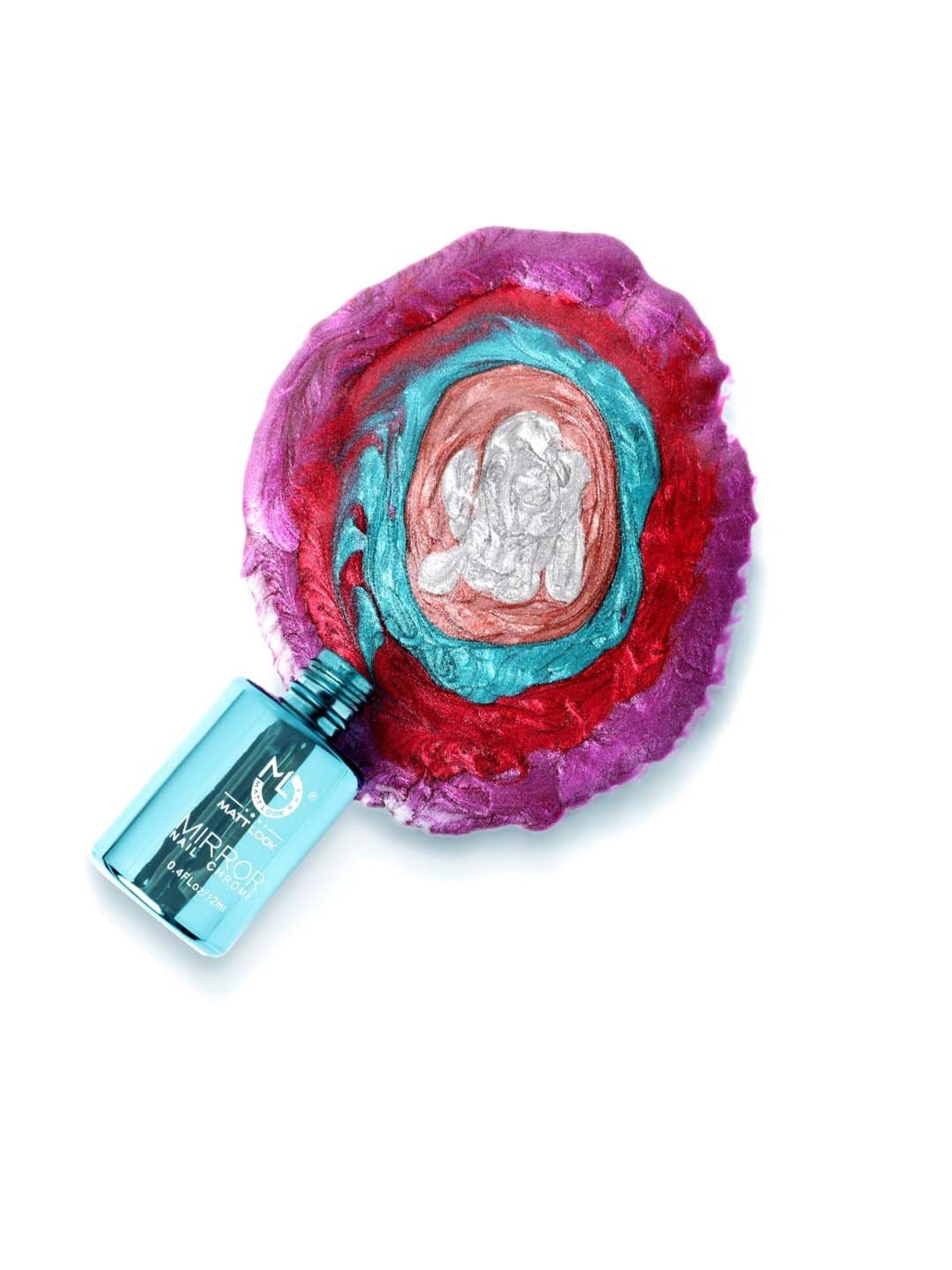 Matt Look Mirror Nail Chrome 04 Turquoise - 12 ml