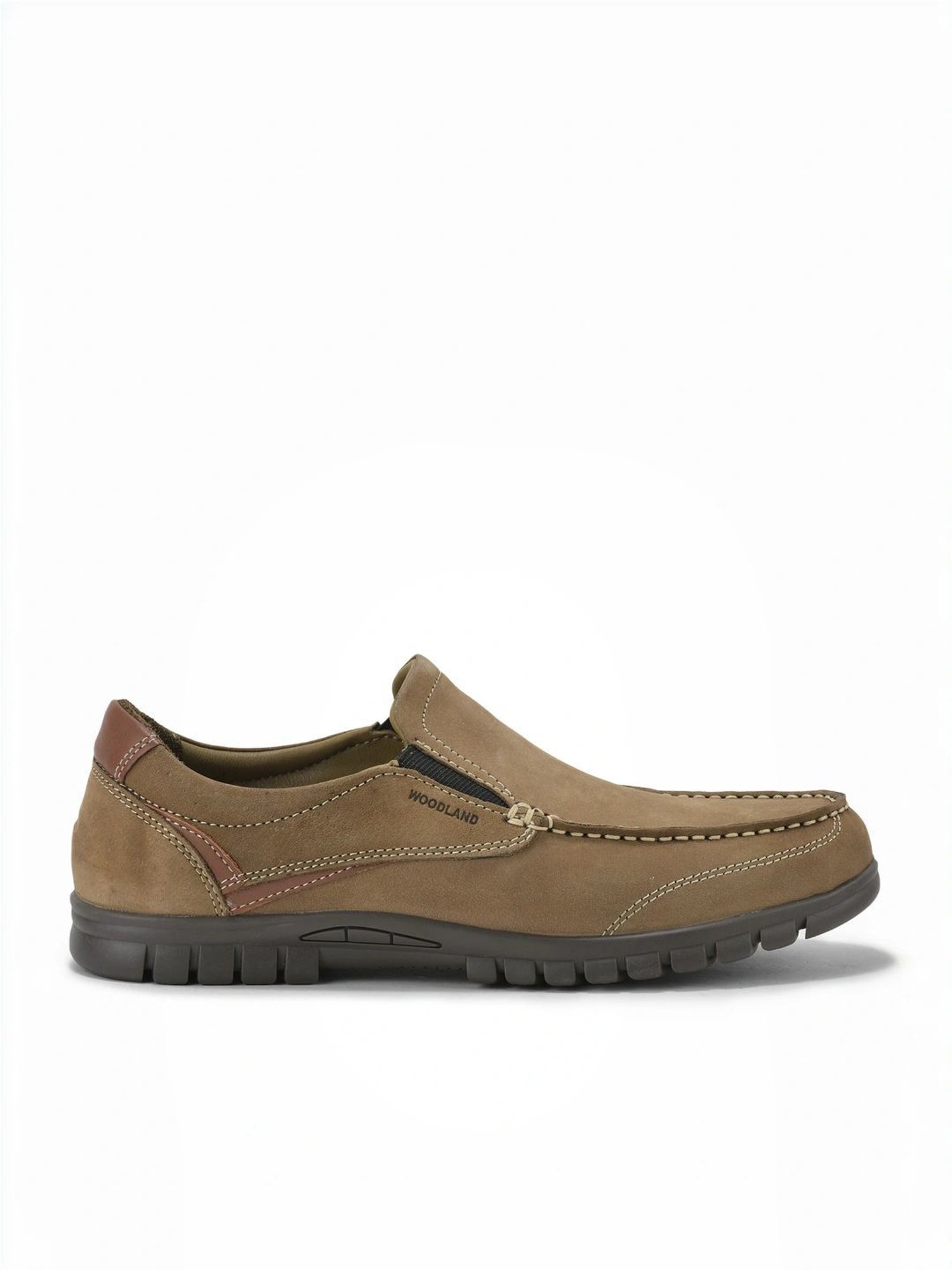 Woodland Men's Khaki Casual Loafers