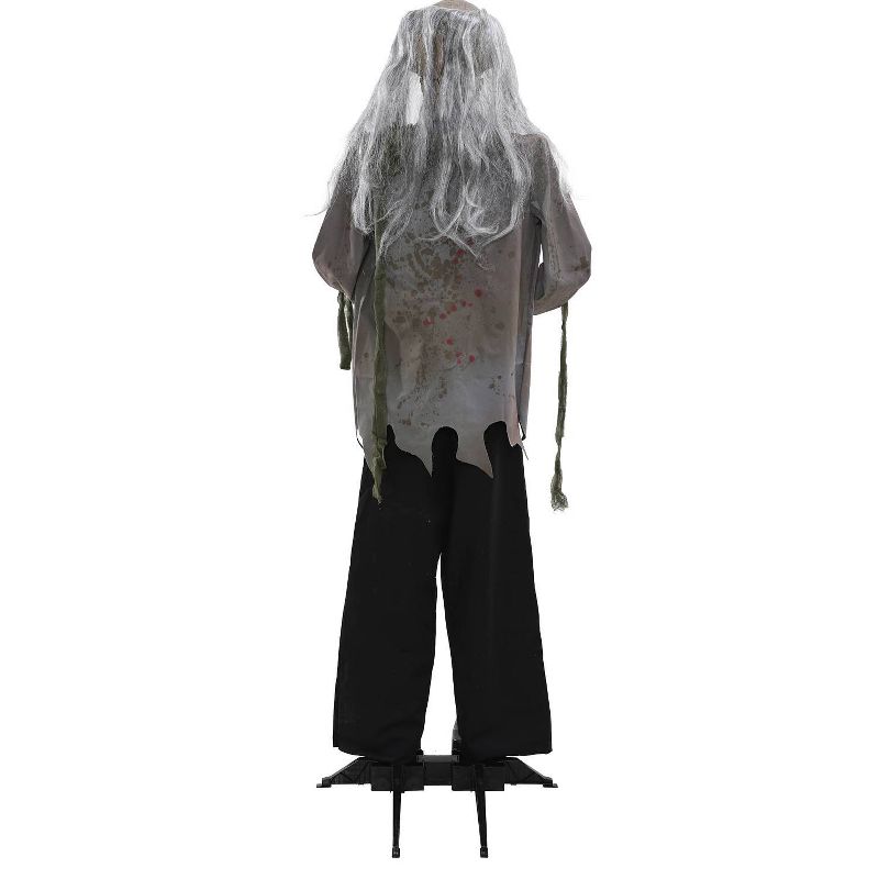 Halloween 34.0" 33" Light Up Wicked Witch Lighted Trick Treat  -  Decorative Holiday Scene Props