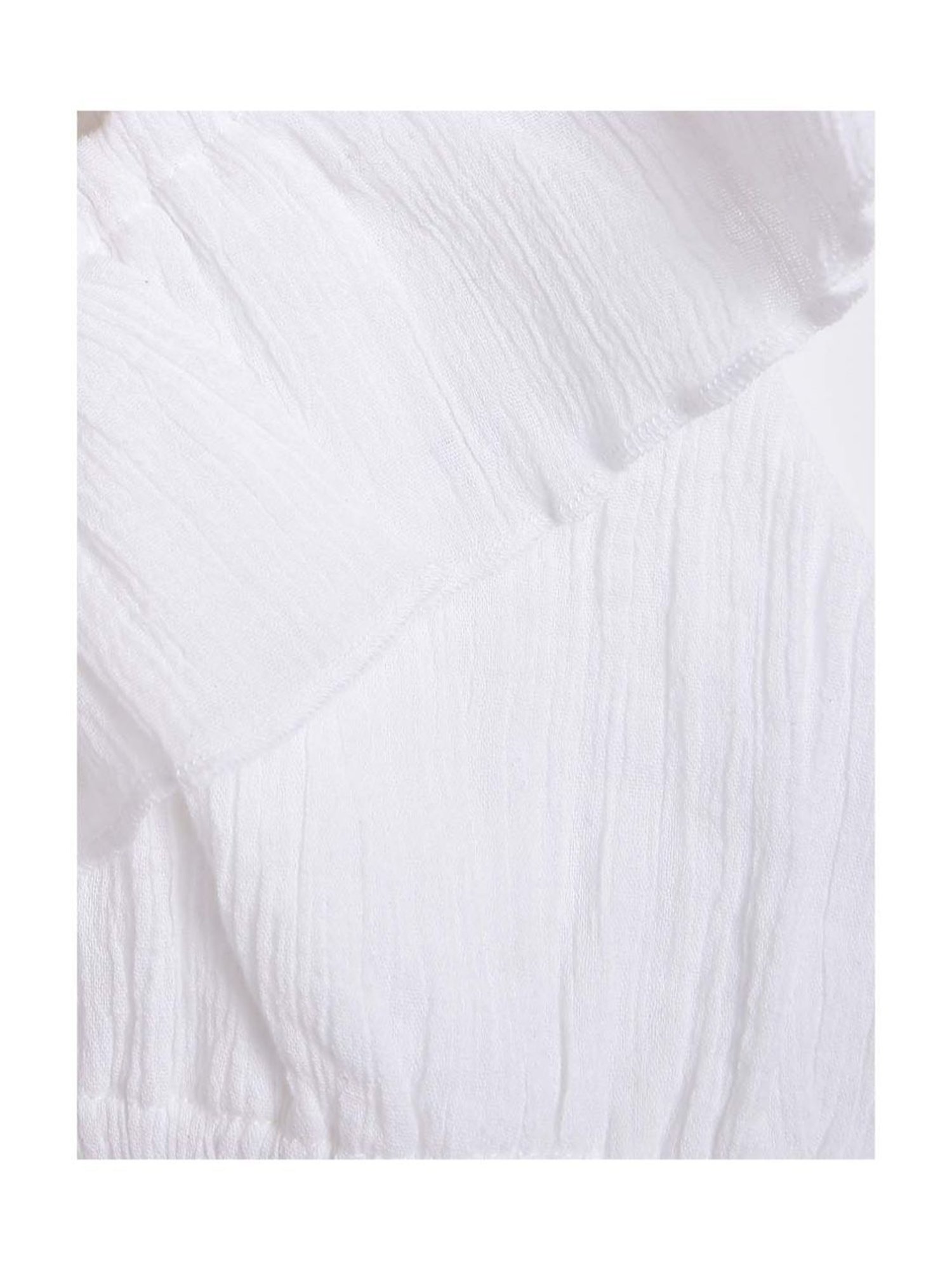 Nauti Nati Kids White Floral Print Top with Shorts