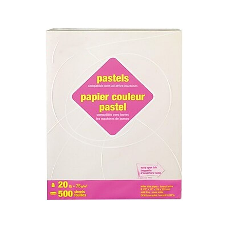 MyOfficeInnovations Pastel Colored Copy Paper 8 1/2" x 11" Cream 500/Ream (14789) 490950