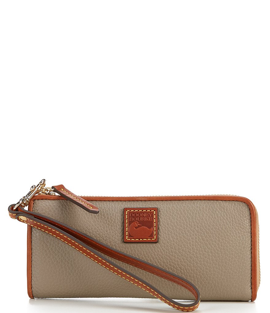 Dooney & Bourke Pebble Collection Zip Clutch Wristlet