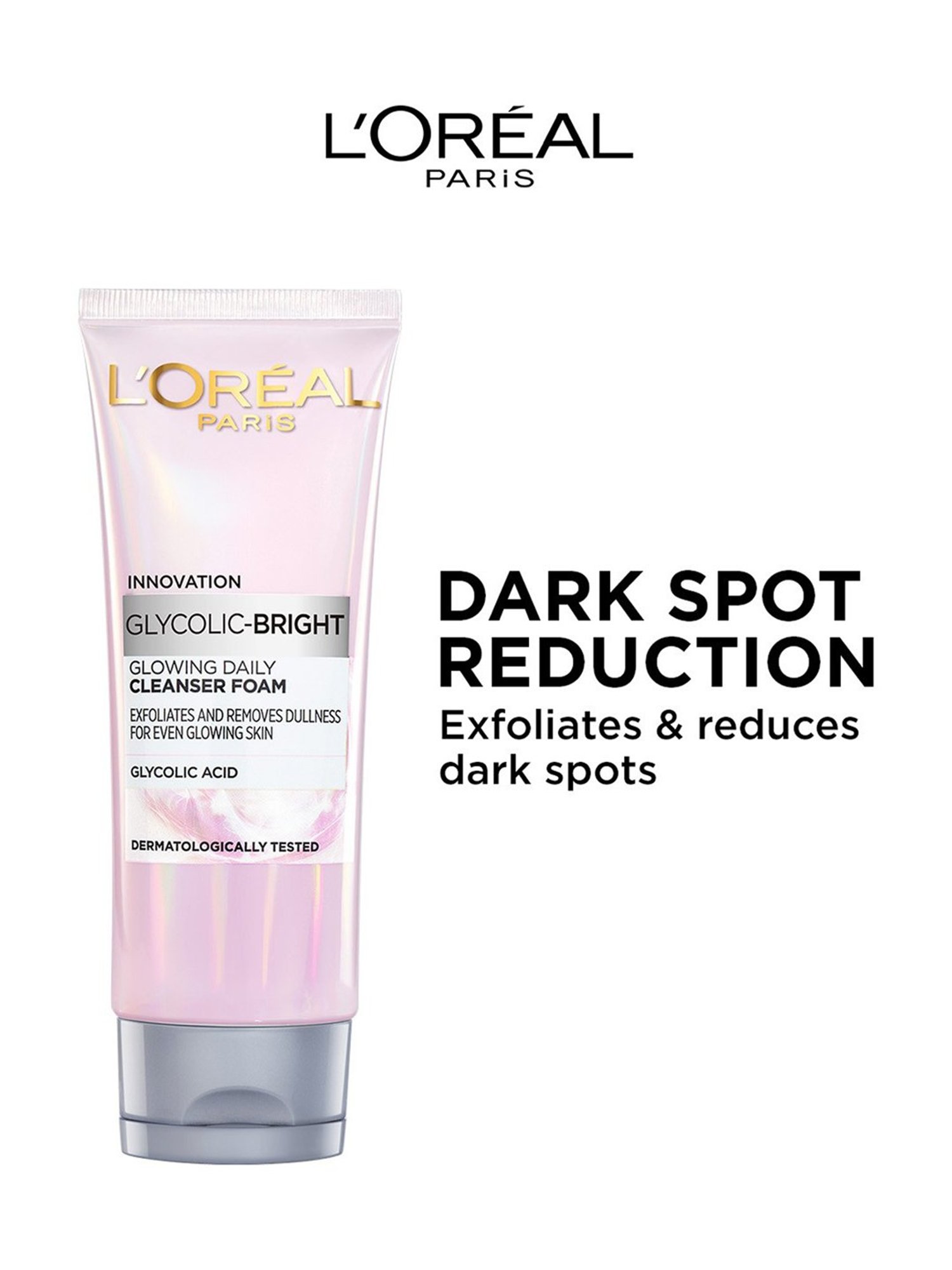 L'Oreal Paris Glycolic Bright Daily Foaming Face Cleanser - 50 ml
