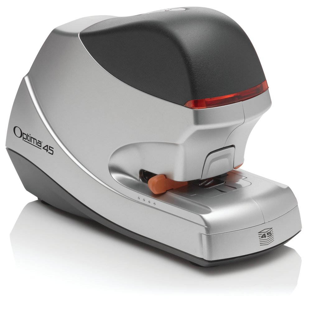Swingline 48209 Optima Electric Stapler, 45-Sheet Capacity, Silver
