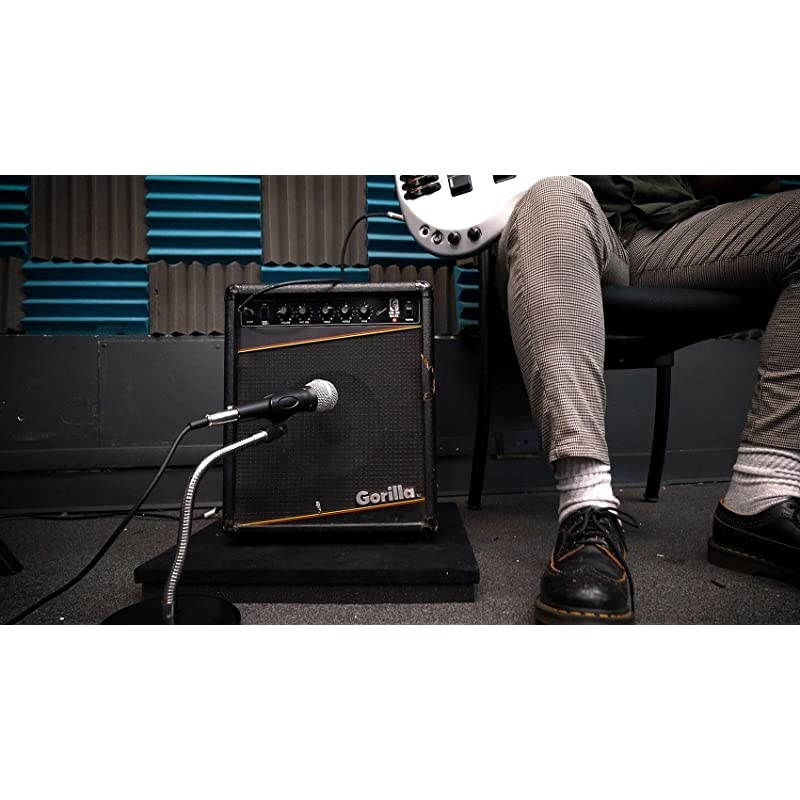 RDMS6 Studio Desktop Mic Stand w 118 Gooseneck+Round Weighted Base Black