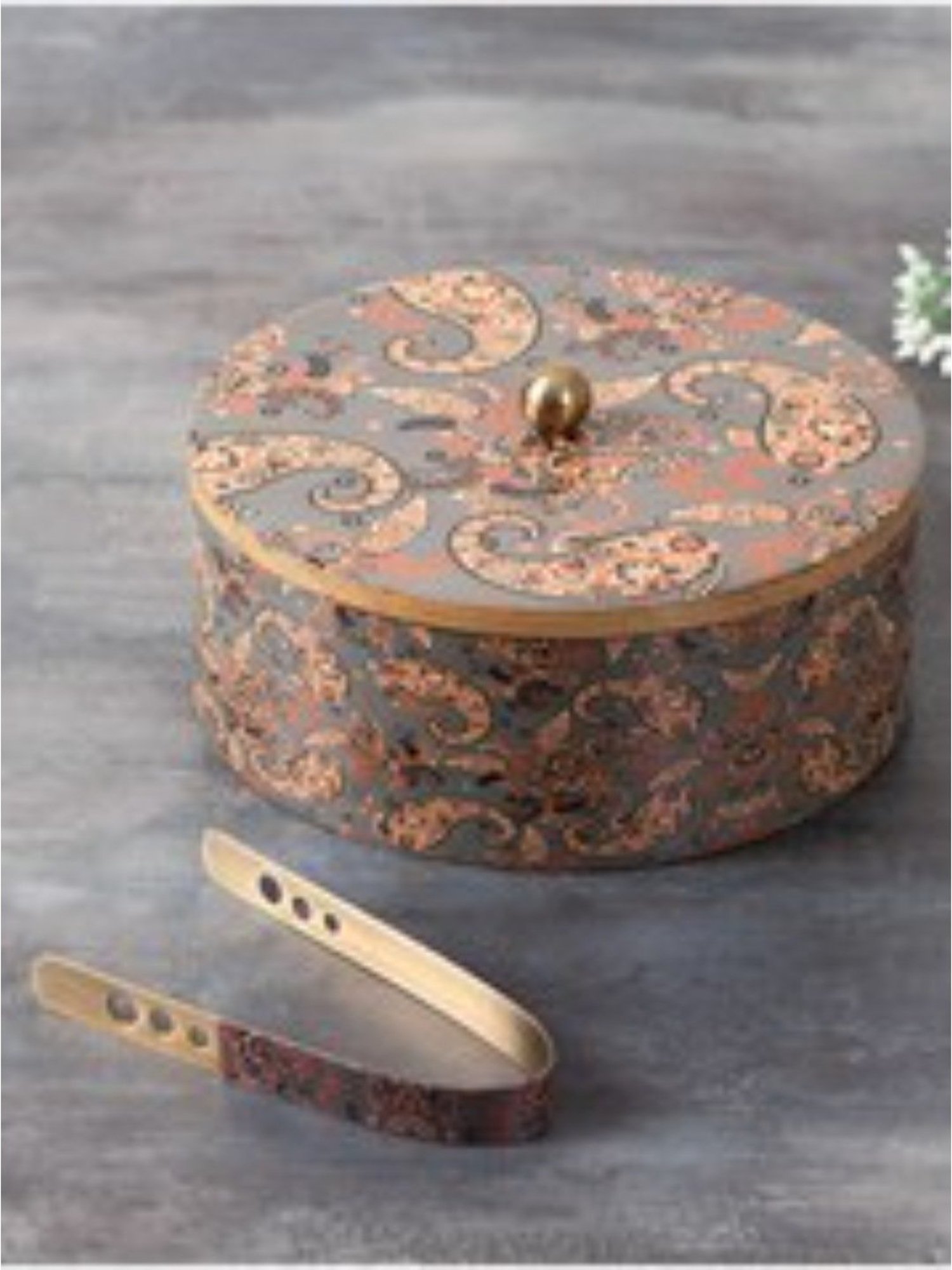 FnS Elantra Silver Stainless Steel Casserole With Lid (0.9 L)