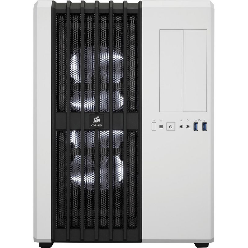 Corsair Carbide Series Air 540 Arctic White High Airflow ATX Cube Case - Mid-tower - Arctic White - Steel, Plastic - 8 x Bay