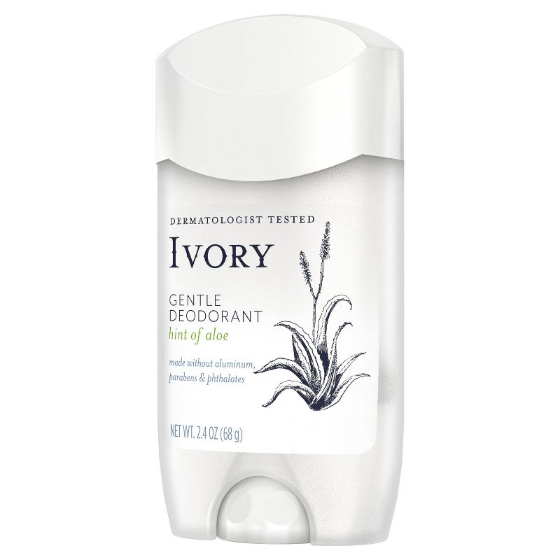 Ivory Gentle Aluminum Free Deodorant Hint of Aloe - 2.4oz