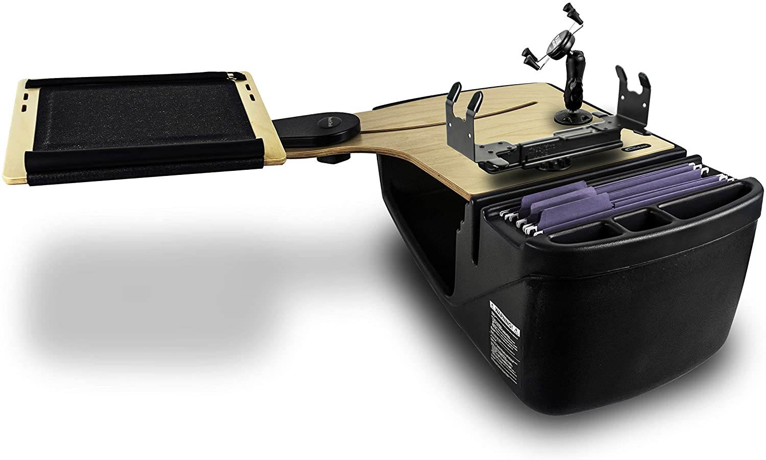 AutoExec AUE18024 AutoExec AUE18024 Reach Back Seat Car Desk Birch Elite with Built-In 200 Watt Power Inverter, Phone Mount and Printer Stand
ReachDeskS-03 BS Printer Elite