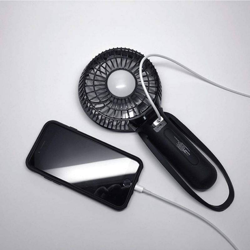 Buggygear 3 Speed USB Rechargeable Turbo Fan, Pink/White