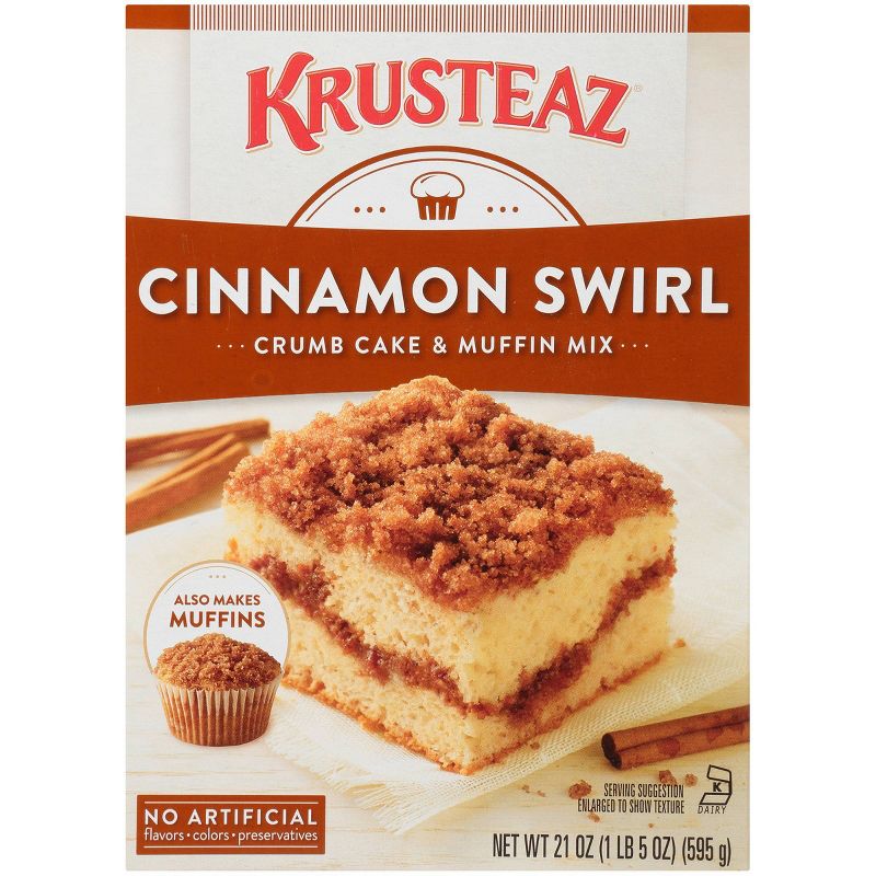 Krusteaz Cinnamon Crumb Cake & Muffin Mix -21oz