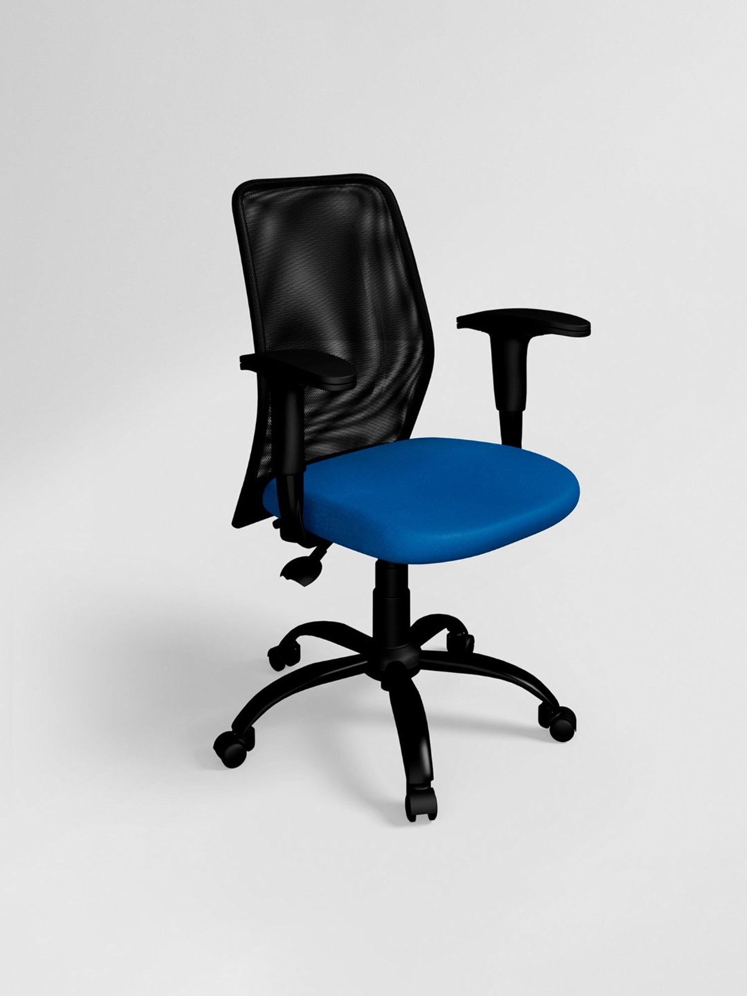 Godrej Interio Poise Black & Blue Mild Steel Study Chair