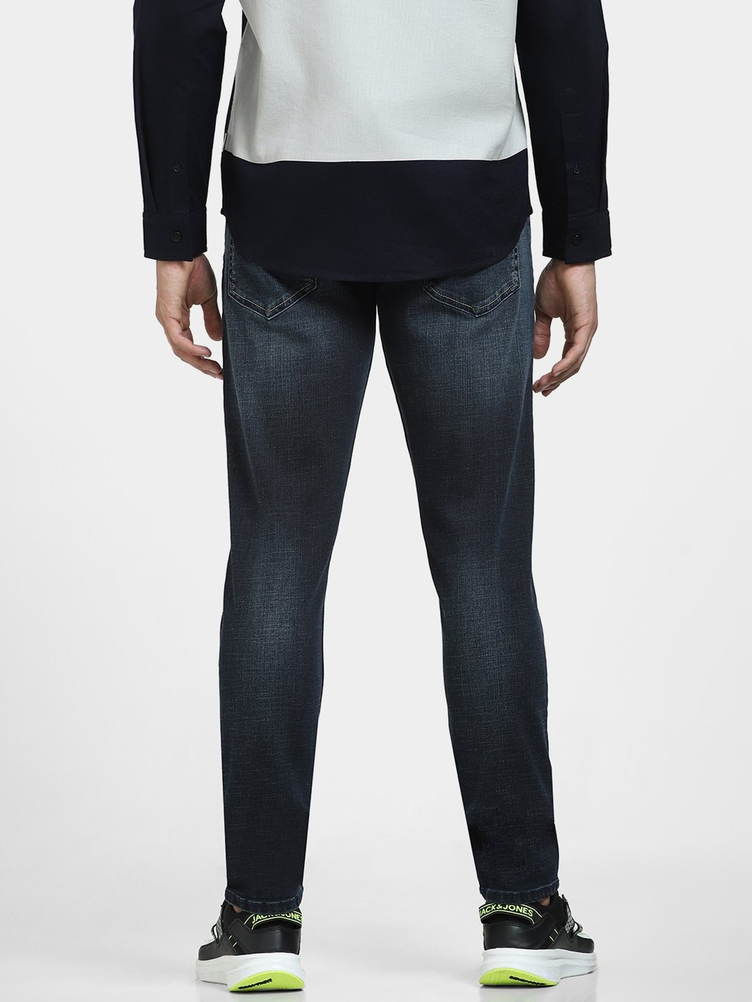 American Eagle Blue Cotton Regular Fit Jeans