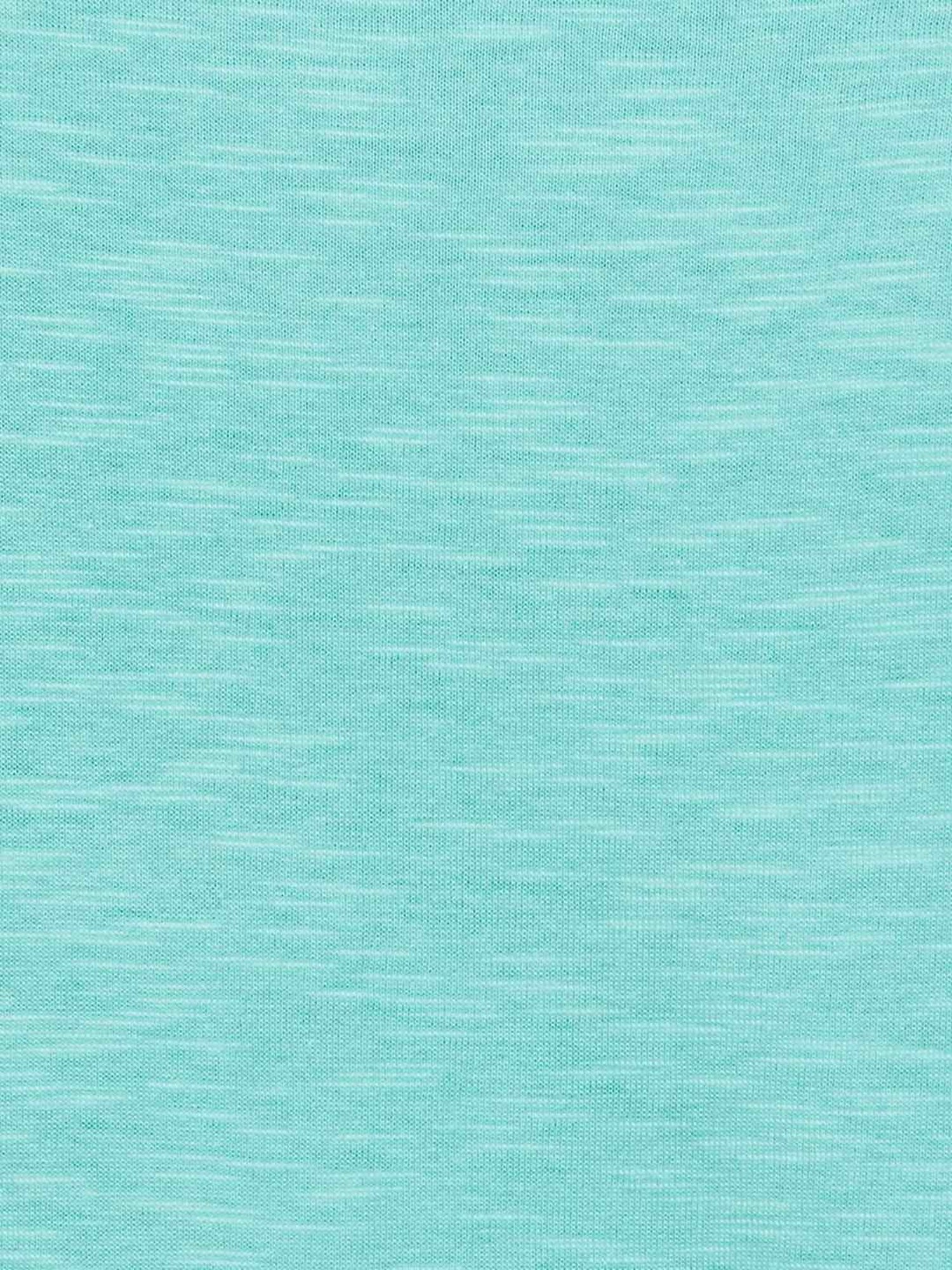 Forca by Lifestyle Turquoise Cotton Slim Fit Printed T-Shirt