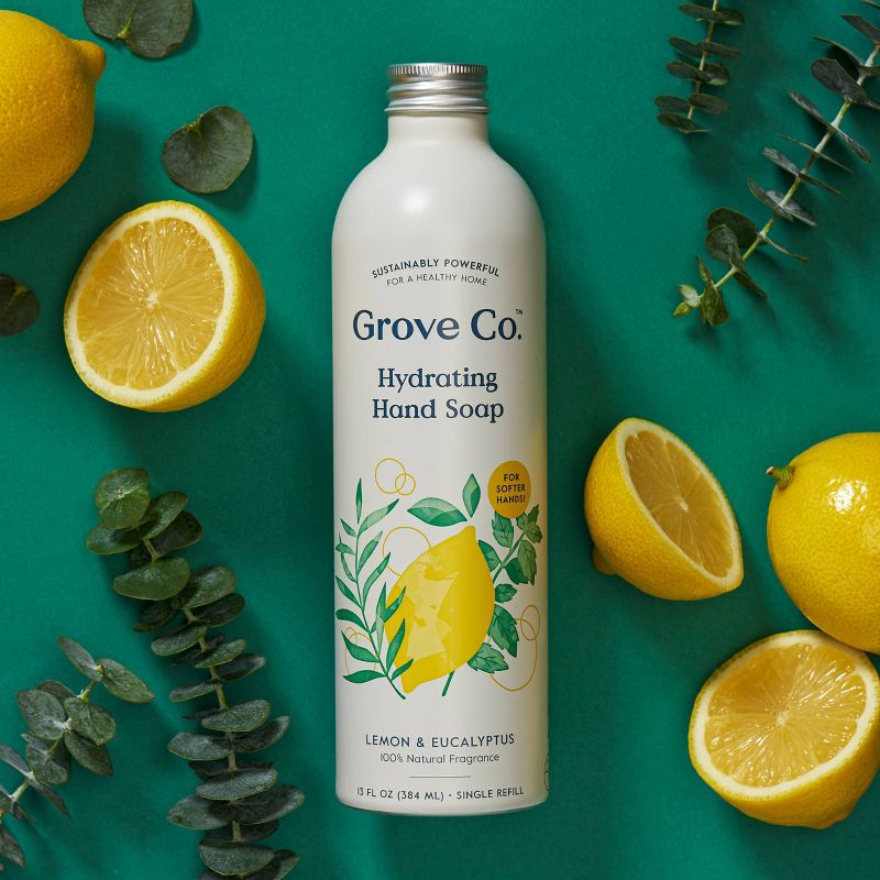 Grove Co. Hydrating Hand Soap - Lemon & Eucalyptus - 13oz
